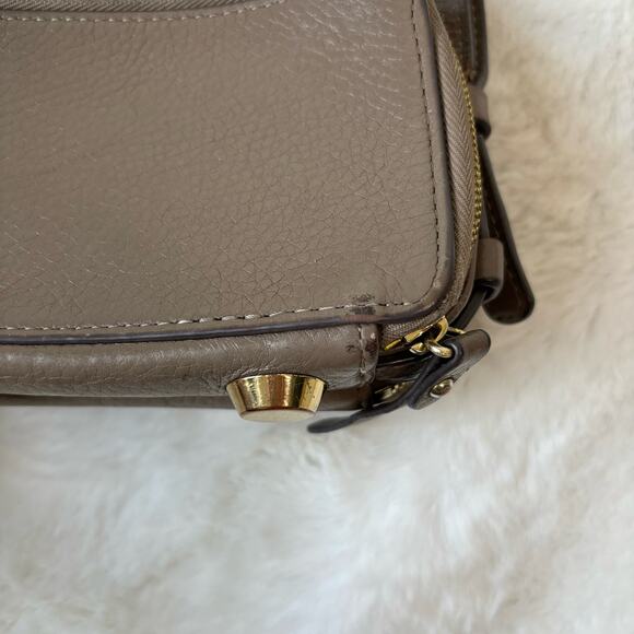 G.I.L.I. Brown Leather Micro Crossbody Purse - Picture 12 of 16